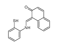 1-[(2-sulfanylanilino)methylidene]naphthalen-2-one结构式