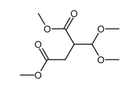 dimethoxymethyl-succinic acid dimethyl ester Structure