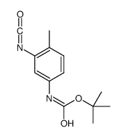 tert-butyl N-(3-isocyanato-4-methylphenyl)carbamate结构式
