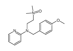 N'-(4-methoxy-benzyl)-N,N-dimethyl-N'-[2]pyridyl-ethylenediamine-N-oxide结构式