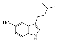 3-(2-二甲基氨基乙基)-1H-吲哚-5-胺结构式