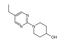 1-(5-Ethyl-2-pyrimidinyl)-4-piperidinol Structure