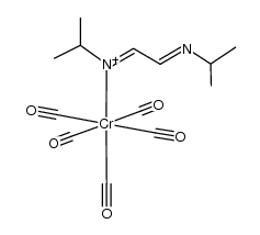 Cr(CO)5(1,4-diisopropyl-1,4-diazabutadiene)结构式