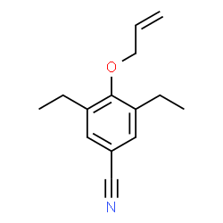 4-(Allyloxy)-3,5-diethylbenzonitrile结构式