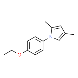 Pyrrole, 1-(p-ethoxyphenyl)-3,5-dimethyl- (6CI) Structure