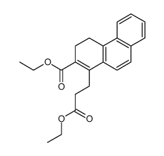 3-(2-Aethoxycarbonyl-3,4-dihydrophenanthryl-(1))-propionsaeureaethylester结构式