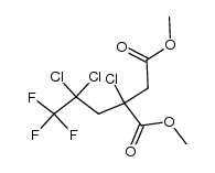 methyl-3-methoxycarbonyl-3,5,5-trichloro-6,6,6-trifluorohexanoate Structure