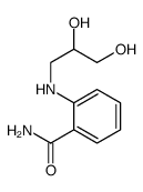 2-(2,3-dihydroxypropylamino)benzamide结构式