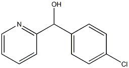 (4-chlorophenyl)(pyridin-2-yl)methanol Structure