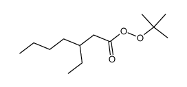 tert.-butyl 2-ethyl-hexanepercarboxylate结构式