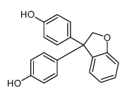 4-[3-(4-hydroxyphenyl)-2H-1-benzofuran-3-yl]phenol Structure
