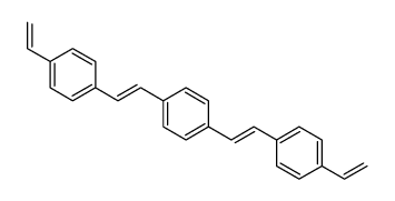 1,4-bis[2-(4-ethenylphenyl)ethenyl]benzene Structure