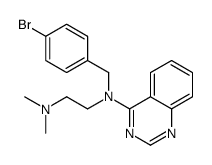 N'-[(4-bromophenyl)methyl]-N,N-dimethyl-N'-quinazolin-4-ylethane-1,2-diamine结构式