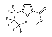 methyl 5-(1,1,2,2,3,3,3-heptafluoropropyl)furan-2-carboxylate Structure