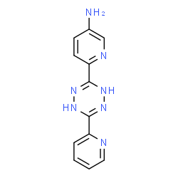 6-[1,4-dihydro-6-(2-pyridinyl)-1,2,4,5-tetrazin-3-yl]- 3-pyridinamine Structure