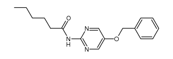 N-[5-(benzyloxy)pyrimidin-2-yl]hexanamide结构式