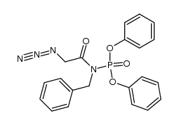 diphenyl (2-azidoacetyl)(benzyl)phosphoramidate Structure