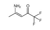 (Z)-4-amino-1,1,1-trifluoropent-3-en-2-one结构式