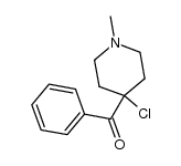 (4-chloro-1-methyl-[4]piperidyl)-phenyl ketone结构式