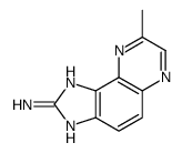 1H-Imidazo[4,5-f]quinoxalin-2-amine,8-methyl-(9CI) Structure