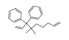 (4,4-dimethylnona-1,8-diene-3,3-diyl)dibenzene Structure