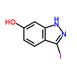 3-Iodo-1H-indazol-6-ol结构式