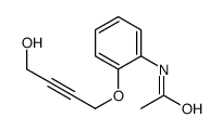 N-[2-(4-hydroxybut-2-ynoxy)phenyl]acetamide Structure