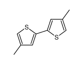 4,4'-dimethyl-2,2'-bithiophene Structure