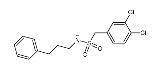 1-(3,4-dichlorophenyl)-N-(3-phenylpropyl)methanesulfonamide结构式
