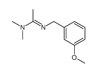 N'-[(3-methoxyphenyl)methyl]-N,N-dimethylethanimidamide结构式