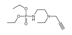 N-diethoxyphosphoryl-N'-ethyl-N'-prop-2-ynylethane-1,2-diamine Structure