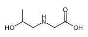 2-(2-hydroxypropylamino)acetic acid Structure