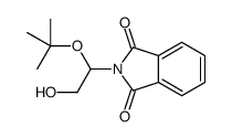 2-[2-hydroxy-1-[(2-methylpropan-2-yl)oxy]ethyl]isoindole-1,3-dione结构式