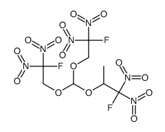 2-[bis(2-fluoro-2,2-dinitroethoxy)methoxy]-1-fluoro-1,1-dinitropropane结构式