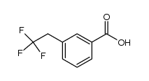 3-trifluoroethylbenzoic acid Structure