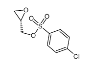 (2R)-glycidyl 4-chlorobenzenesulfonate结构式
