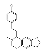 5-(4-chloro-phenethyl)-6-methyl-5,6,7,8-tetrahydro-[1,3]dioxolo[4,5-g]isoquinoline Structure