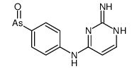 4-N-(4-arsorosophenyl)pyrimidine-2,4-diamine结构式