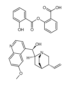 quinine, 2-salicyloyloxy benzoate结构式