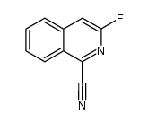 3-fluoroisoquinoline-1-carbonitrile结构式