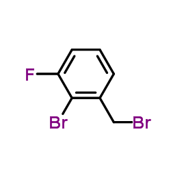 2-Bromo-1-(bromomethyl)-3-fluorobenzene structure