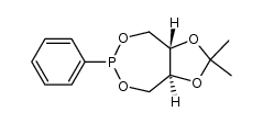 (1S,7S)-9,9-dimethyl-4-phenyl-3,5,8,10,4-tetraoxaphosphabicyclo[5.3.0]decane Structure