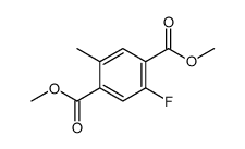 dimethyl 2-fluoro-5-methylbenzene-1,4-dicarboxylate Structure