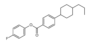 (4-fluorophenyl) 4-(4-propylcyclohexyl)benzoate结构式