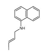 (E)-N-(2-butenyl)-1-naphthylamine结构式