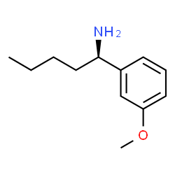 (1R)-1-(3-METHOXYPHENYL)PENTYLAMINE Structure