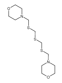 1,7-dimorpholino-2,4,6-trithiaheptane结构式