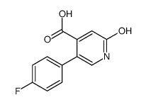 5-(4-fluorophenyl)-2-oxo-1H-pyridine-4-carboxylic acid结构式