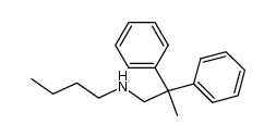 N-(2,2-diphenylpropyl)butan-1-amine Structure