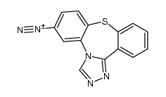 dibenzo[b,f][1,2,4]triazolo[4,3-d][1,4]thiazepine-6-diazonium结构式